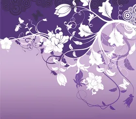 曼陀罗花牡丹花单色调