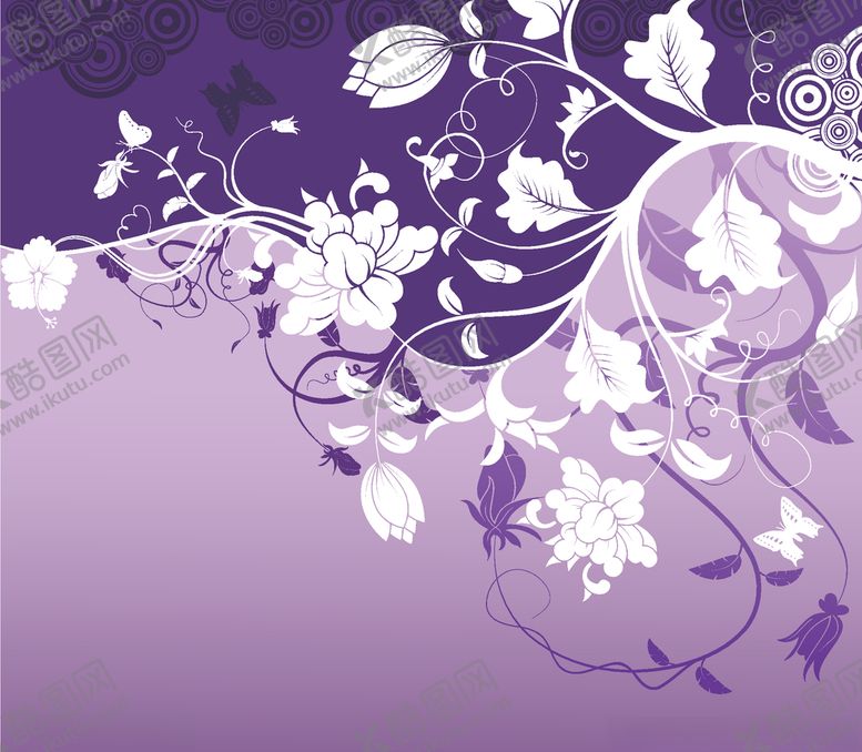 编号：93365210170233464800【酷图网】源文件下载-曼陀罗花牡丹花单色调