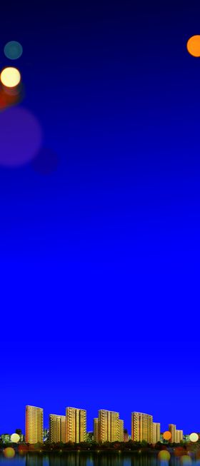 蓝色素材底图繁华