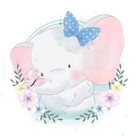 温馨浪漫儿童插画