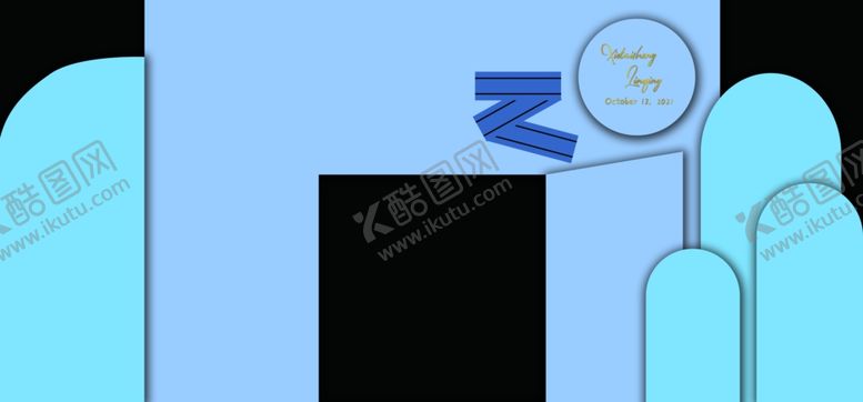 编号：42268311251516349924【酷图网】源文件下载-韩系婚礼蓝色婚礼