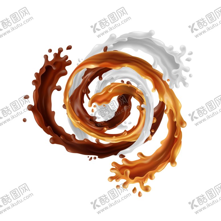 编号：11065005131623147325【酷图网】源文件下载-果汁饮料飞溅旋转海报素材