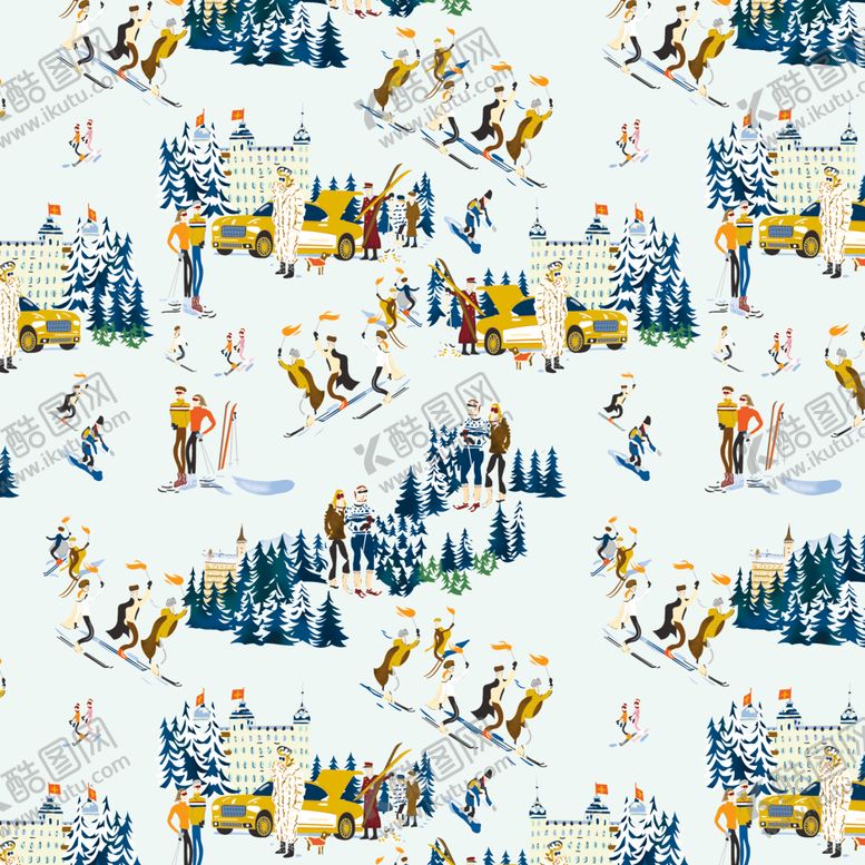 编号：52968609160809272067【酷图网】源文件下载-滑雪场