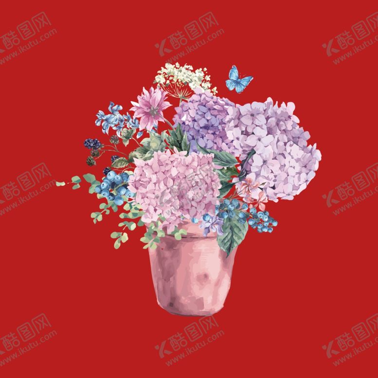 编号：45535001290647038645【酷图网】源文件下载-香雪球绣球花