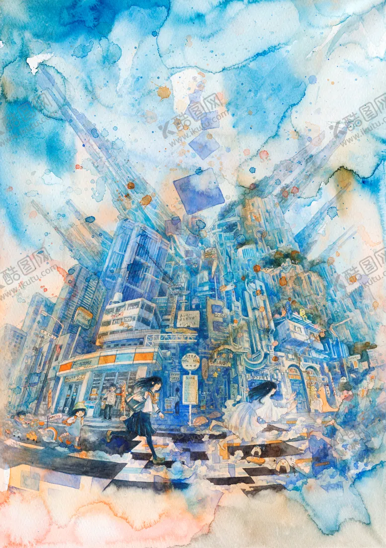 编号：18472206241107205295【酷图网】源文件下载-卡通梦幻插画图案