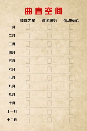 美发业绩展板