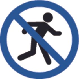 禁止跑步