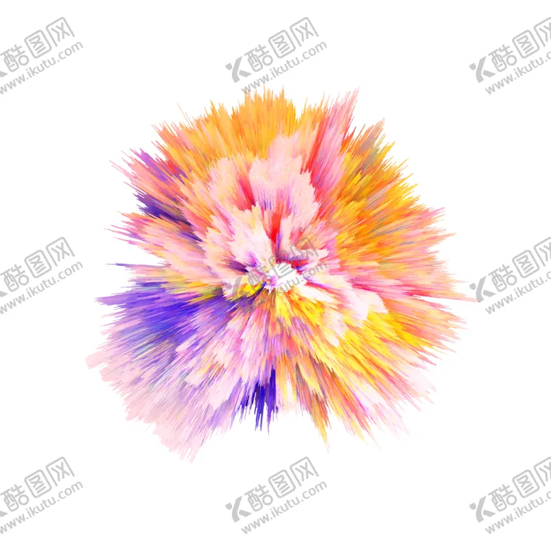 编号：59296907041724409177【酷图网】源文件下载-炫彩爆炸喷溅特效