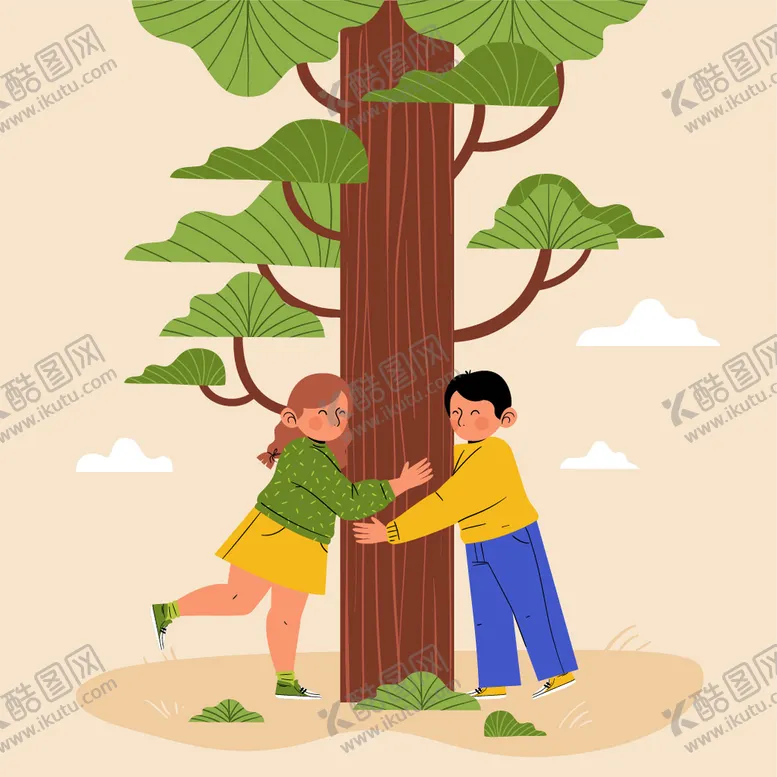 编号：47598309261140470965【酷图网】源文件下载-植树 