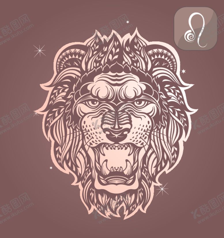 编号：40723005090824319316【酷图网】源文件下载-狮子Lion涂鸦动物
