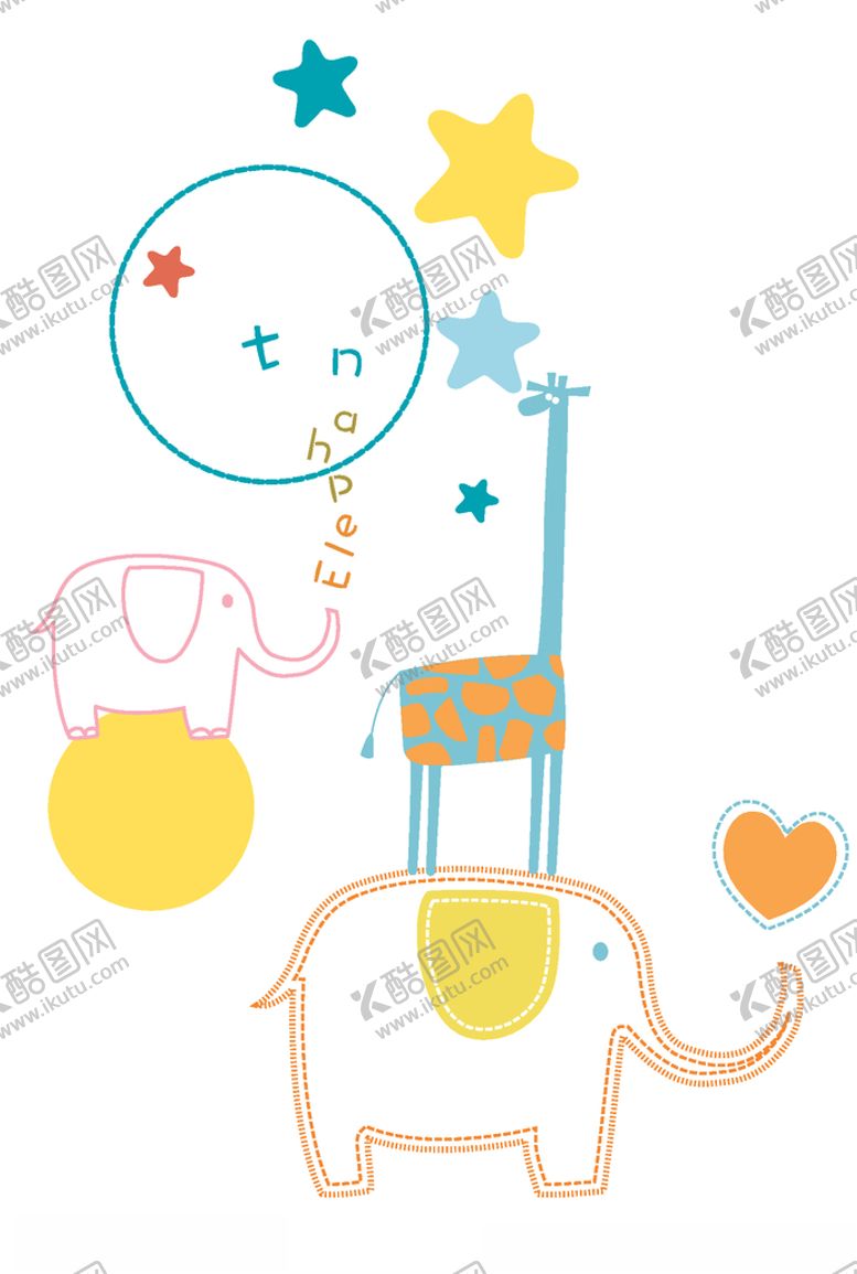 编号：91711909290811206878【酷图网】源文件下载-幼童印花