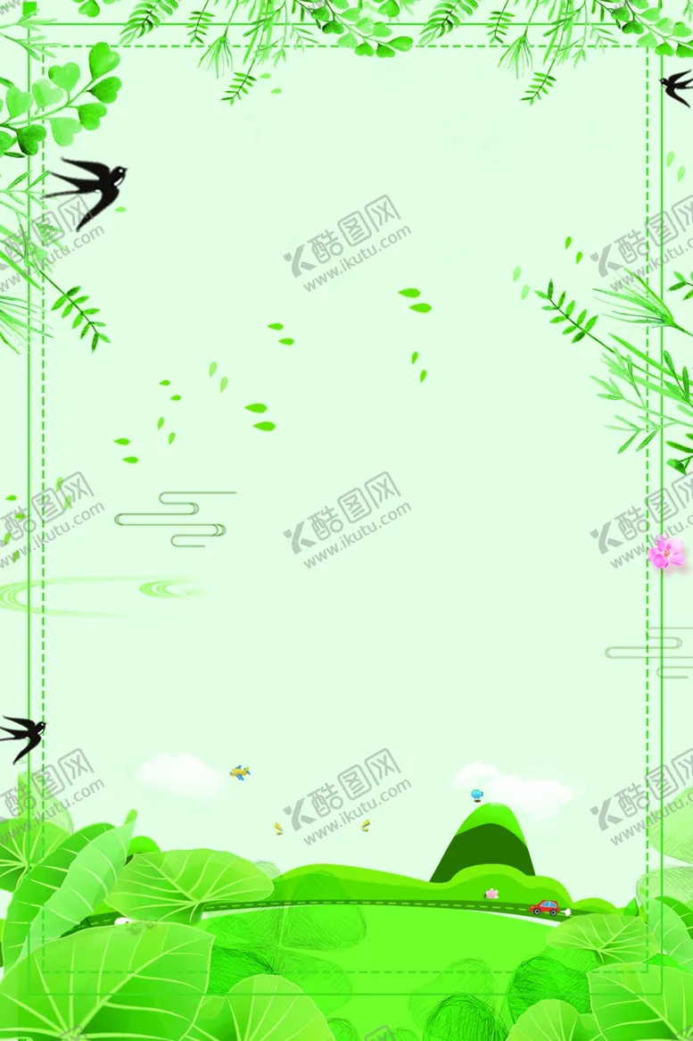 编号：39716104230321263240【酷图网】源文件下载-绿色背景春天清新