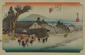 日本街景风景浮世绘