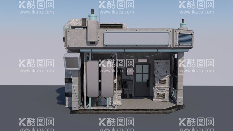 编号：70519112041206393586【酷图网】源文件下载-3D工业建筑城市建筑C4D工程