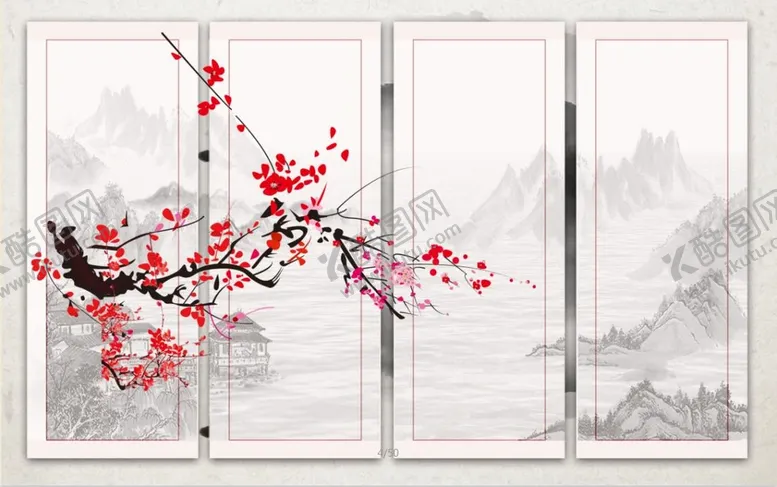 编号：42376810080202291093【酷图网】源文件下载-山水画