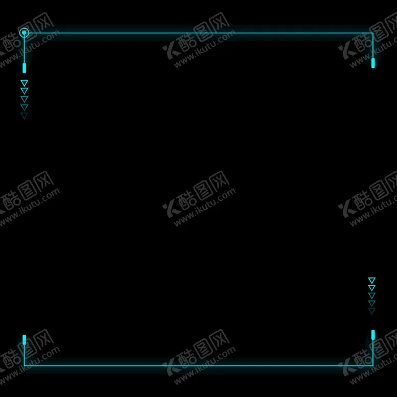 编号：54721609210831246724【酷图网】源文件下载-科技感蓝色边框