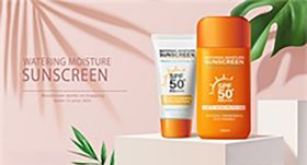夏季化妆品海报促销图片