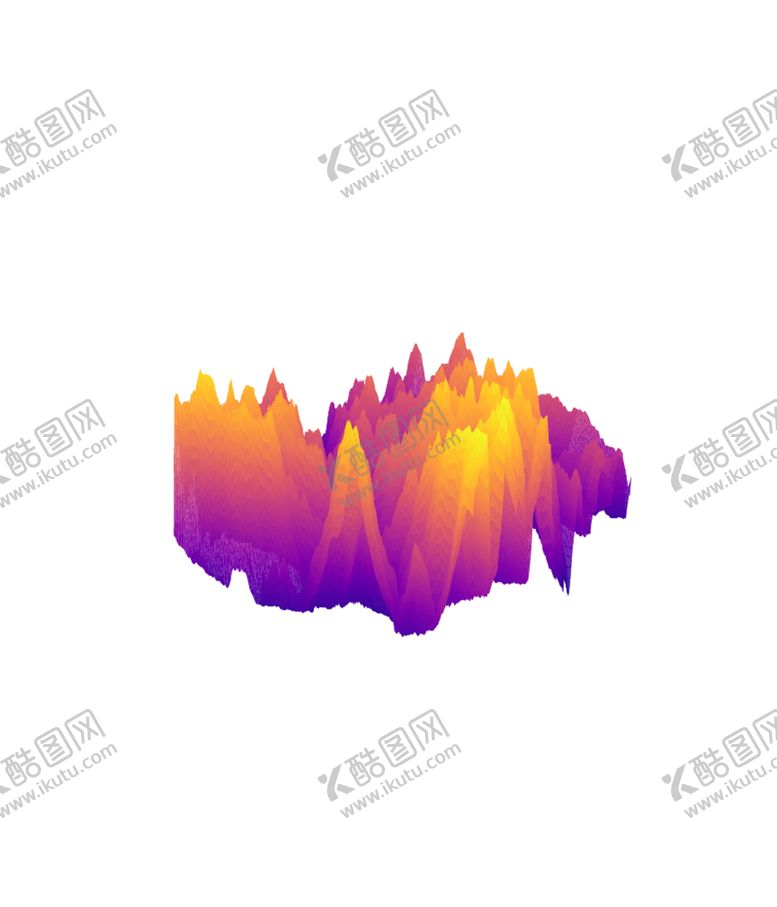 编号：81215809291000458601【酷图网】源文件下载-抽象山峰