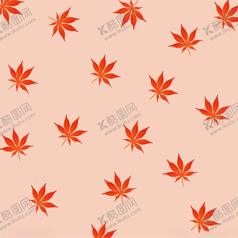 编号：92827902280443371980【酷图网】源文件下载-矢量枫叶壁纸