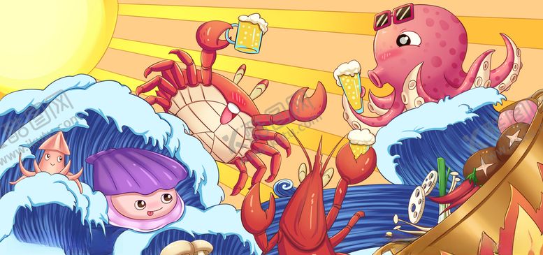 编号：97579610251446414838【酷图网】源文件下载-中华美食插画