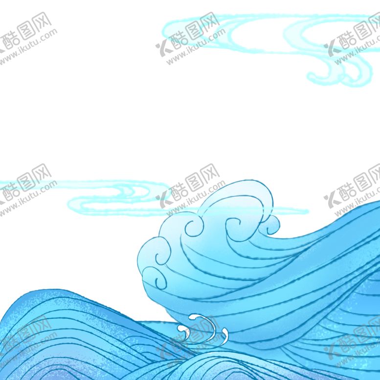 编号：99067710261004236913【酷图网】源文件下载-波浪波纹海浪插画海报素材