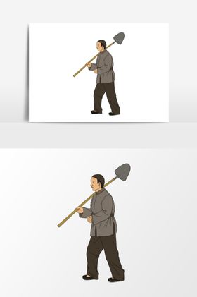 淡彩国画人物