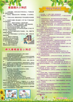用电安全知识宣传栏