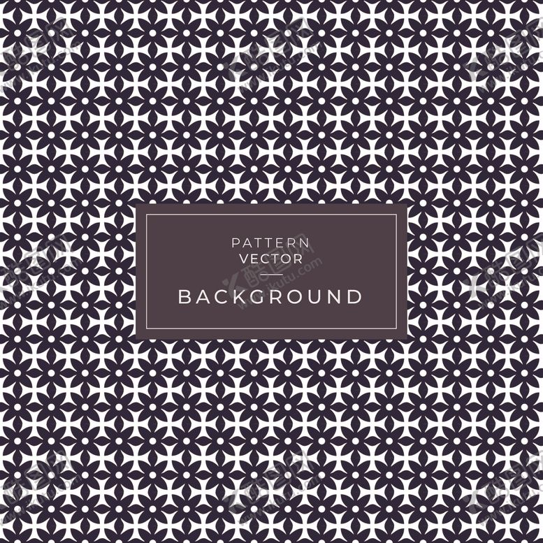 编号：92773409270206181038【酷图网】源文件下载-黑白简约花纹