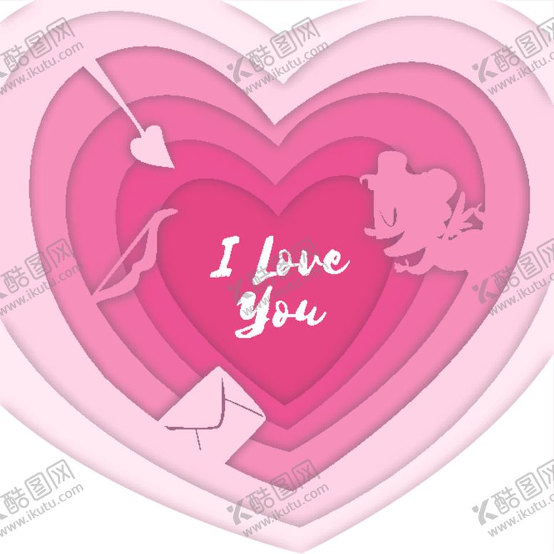 编号：95780310041646185444【酷图网】源文件下载-桃心卡片