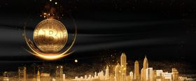 黑金展板大会背景形象广告年中会议背景公司年会