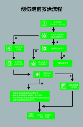 创伤院前救治流程