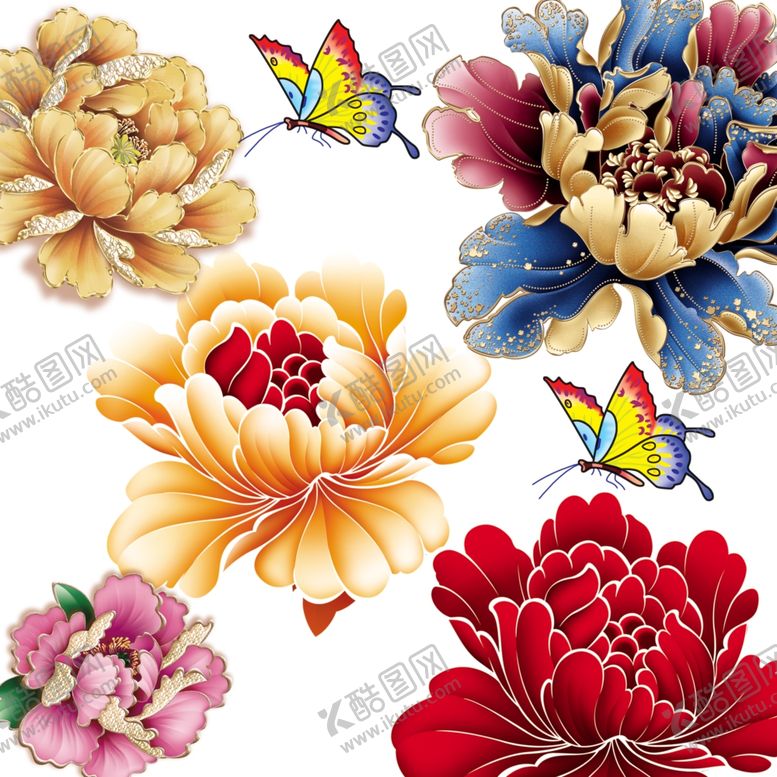 编号：85319309250722545673【酷图网】源文件下载-牡丹