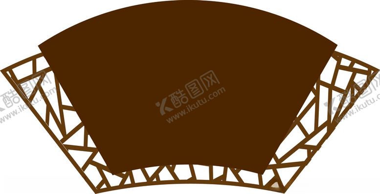 编号：85835902132154215744【酷图网】源文件下载-镂空扇形边框花纹