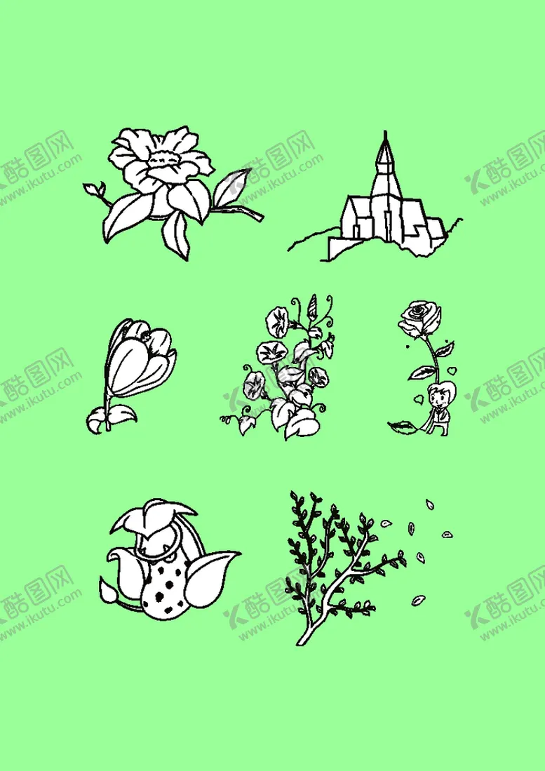 编号：49303801310427144789【酷图网】源文件下载-简笔画卡通画