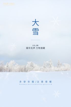  大雪促销