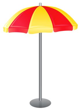 夏季沙滩太阳伞png