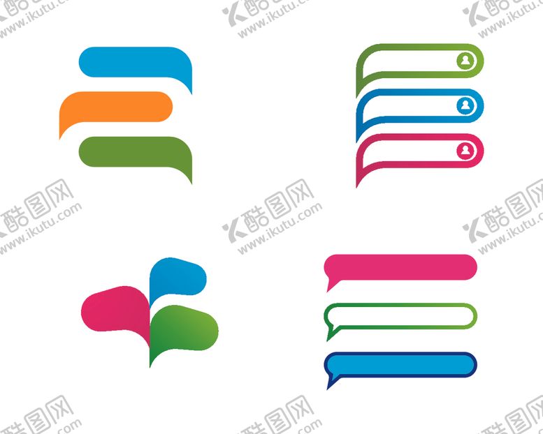 编号：85553410091709124220【酷图网】源文件下载-聊天对话图标