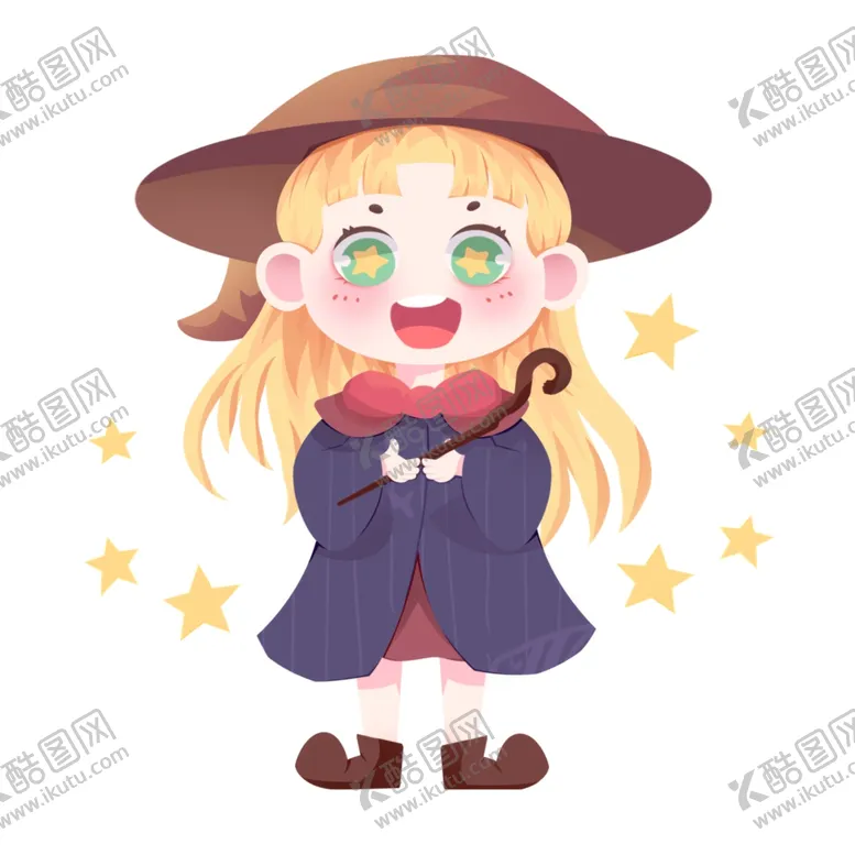 魔法少女万圣节幽灵月亮恐怖
