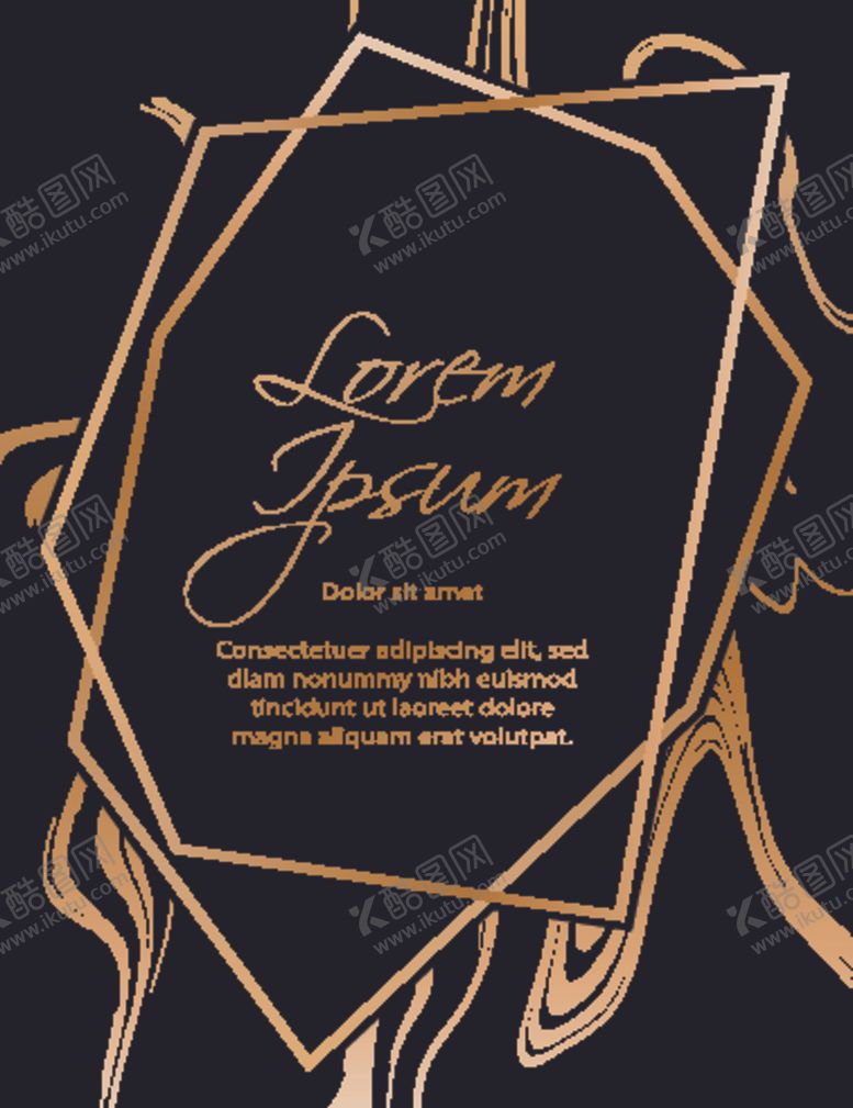 编号：79092210080520296106【酷图网】源文件下载-奢华大气海报背景