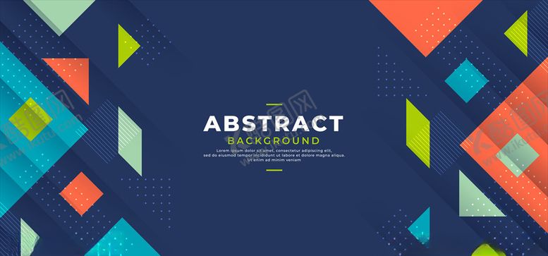 编号：30546110041940019785【酷图网】源文件下载-彩色几何