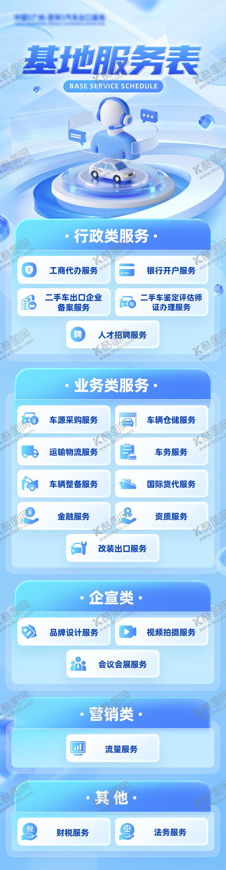 编号：69447012021428414170【酷图网】源文件下载-基地服务表