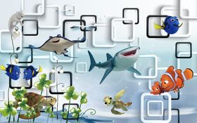 海洋电视背景墙