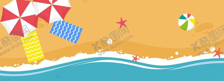 编号：20649010271127144070【酷图网】源文件下载-海洋沙滩夏季海报