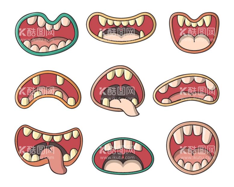 编号：93910512040117353484【酷图网】源文件下载-小怪物嘴巴