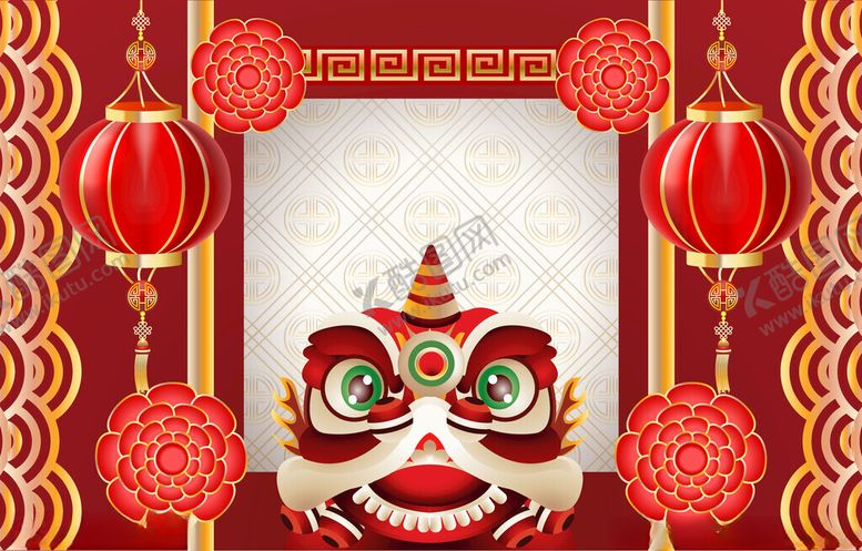 编号：97187302061306157624【酷图网】源文件下载-舞狮