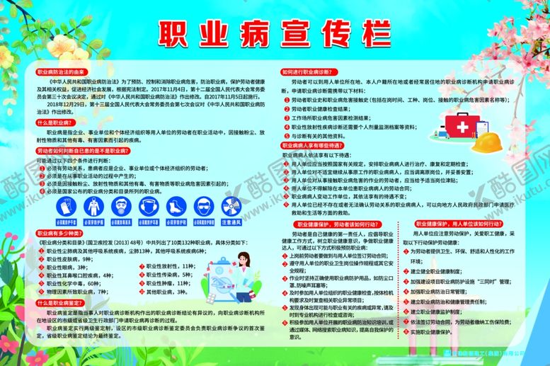 编号：52040201262155232696【酷图网】源文件下载-职业病宣传栏