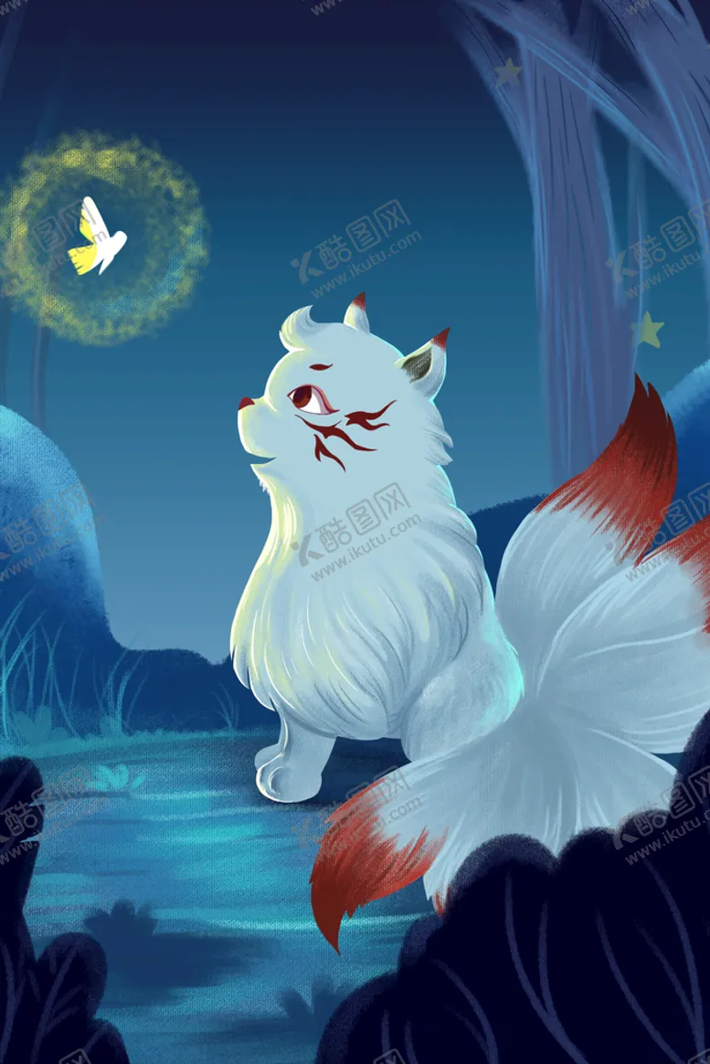 编号：64502310080242001530【酷图网】源文件下载-狐狸插画
