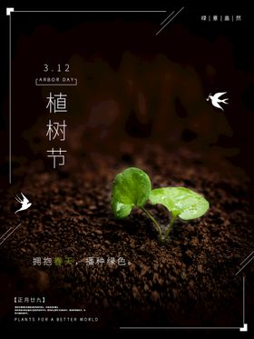 编号：79846109241429092970【酷图网】源文件下载-312植树节  海报  模板 