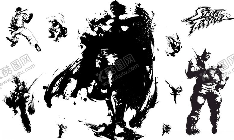 编号：10133810020607405508【酷图网】源文件下载-唯我独尊动感人物带画笔