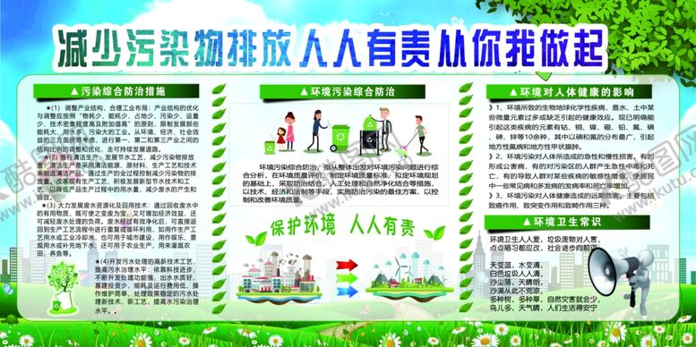 编号：35356107132114205346【酷图网】源文件下载-环保展板